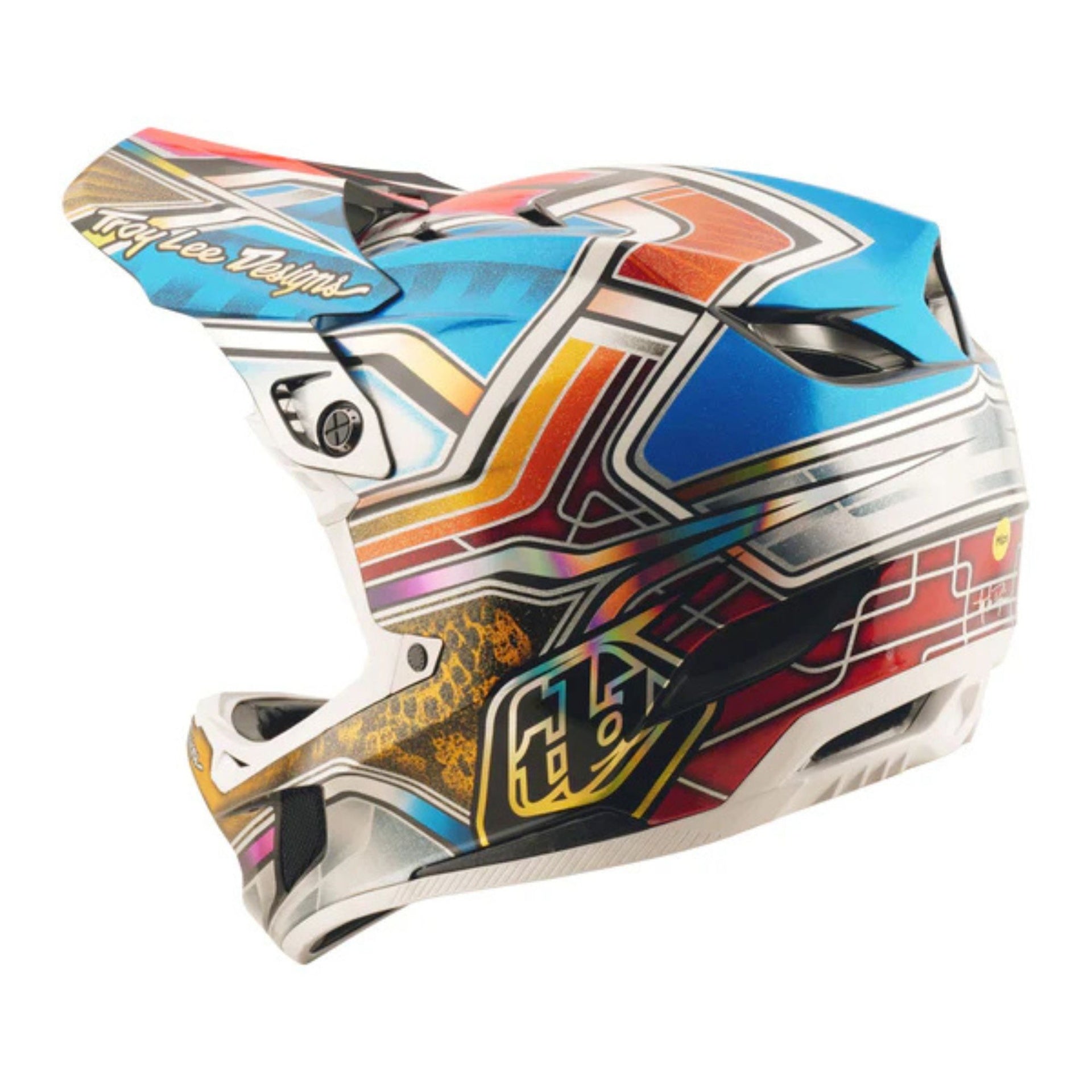 D4 Carbon Helmet; Lowrider Blue